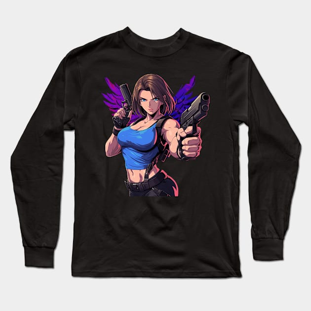 jill Long Sleeve T-Shirt by StevenBag